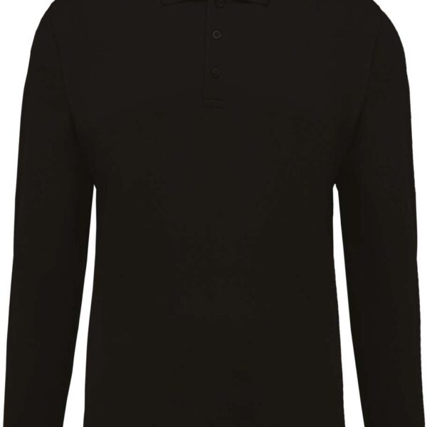 MEN'S LONG-SLEEVED PIQUÉ POLO SHIRT