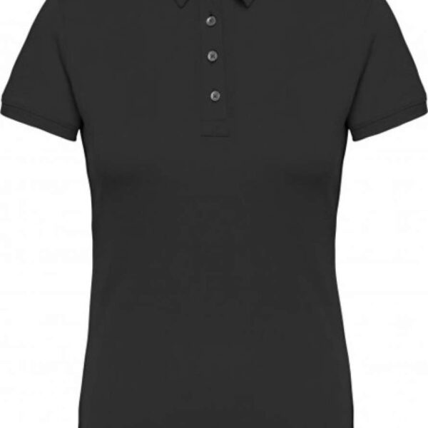 LADIES' SHORT SLEEVED JERSEY POLO SHIRT