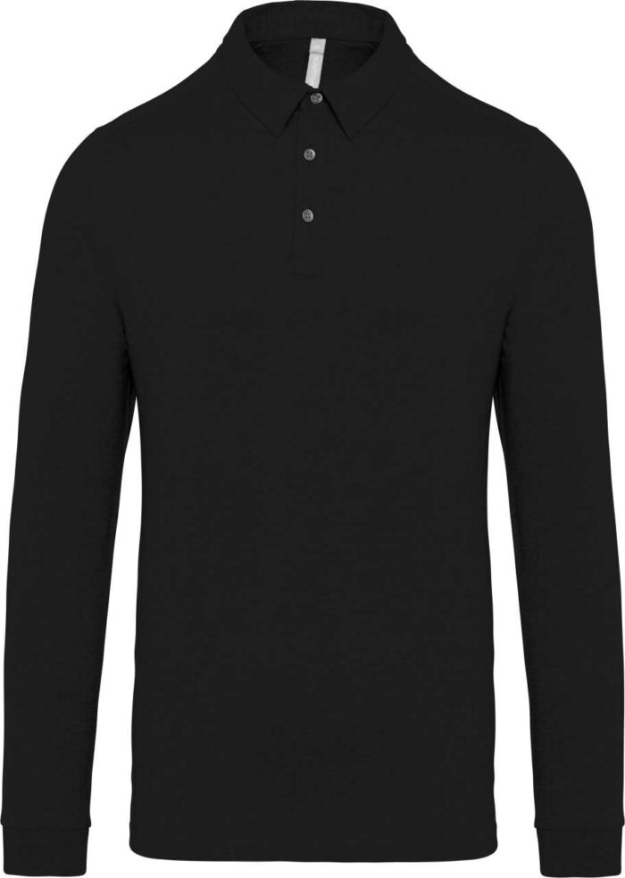 MEN'S LONG SLEEVED JERSEY POLO SHIRT