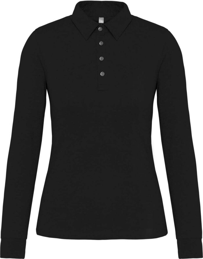 LADIES' LONG SLEEVE JERSEY POLO SHIRT