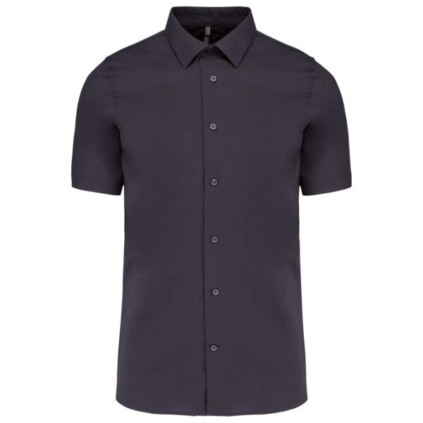 SHORT-SLEEVED COTTON/ELASTANE SHIRT