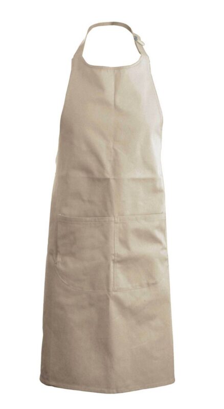 COTTON APRON WITH POCKET