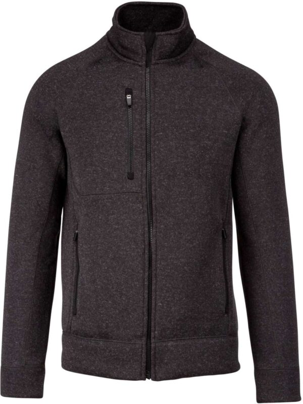 MEN'S FULL ZIP HEATHER JACKET