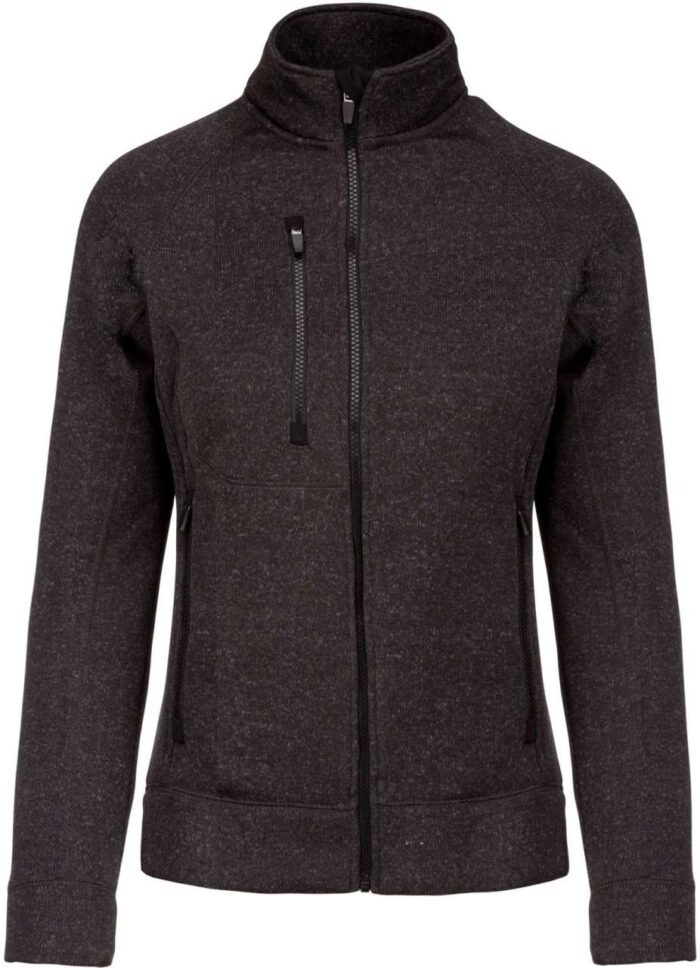 LADIES' FULL ZIP HEATHER JACKET