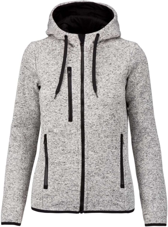 LADIES’ HEATHER HOODED JACKET