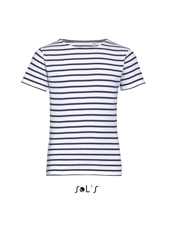 SOL'S MILES KIDS - ROUND NECK STRIPED T-SHIRT