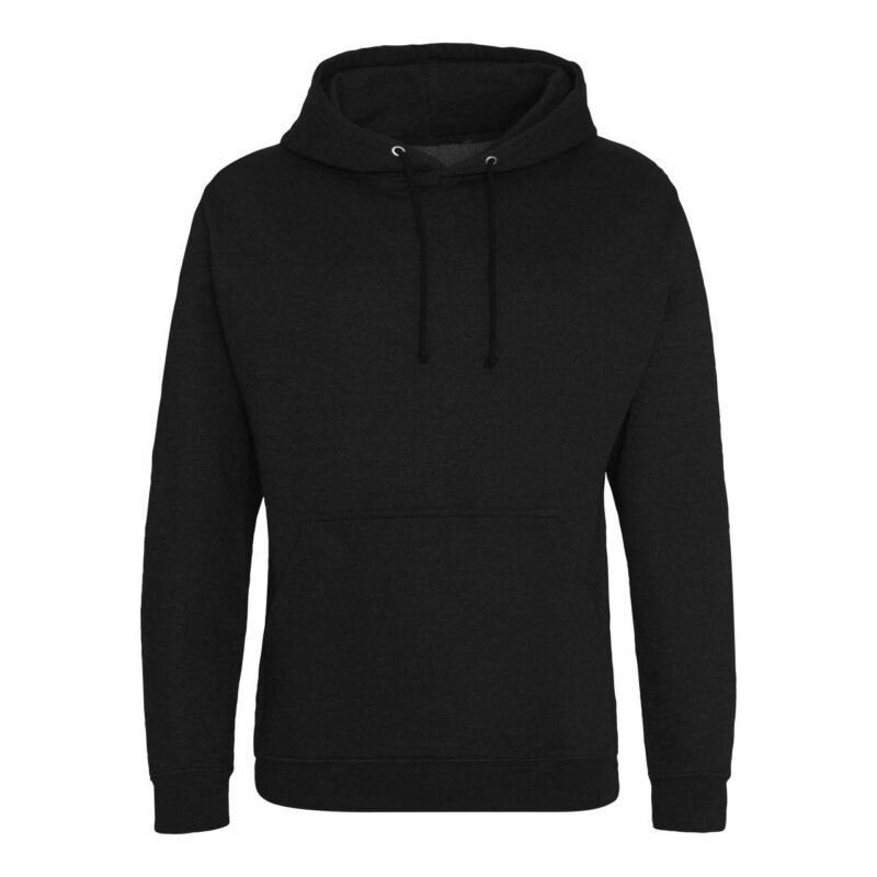 awjh001-black_smoke-a1 Just Hoods COLLEGE HOODIE - 70% Cotton/30% Polyester