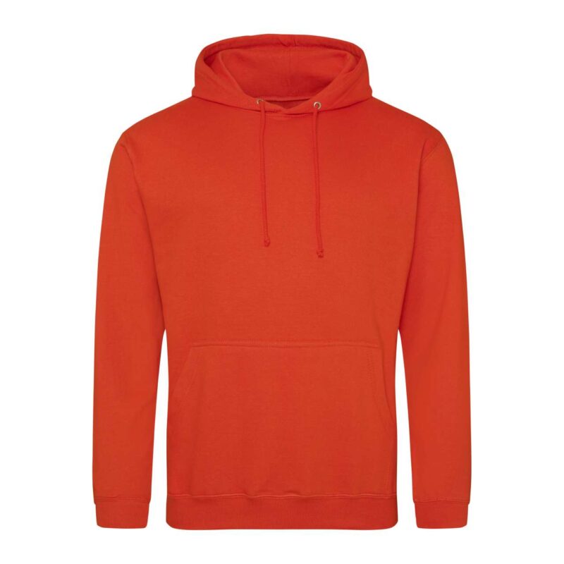 awjh001-burnt_orange-a2 Just Hoods COLLEGE HOODIE - καμένο πορτοκαλί