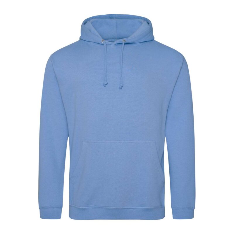 awjh001-cornflower_blue-a2 Just Hoods COLLEGE HOODIE - Μπλε του κενταύριου