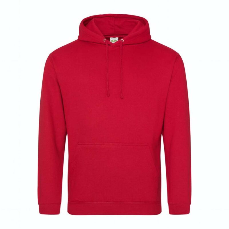 Just Hoods COLLEGE HOODIE - Φλογερό κόκκινο