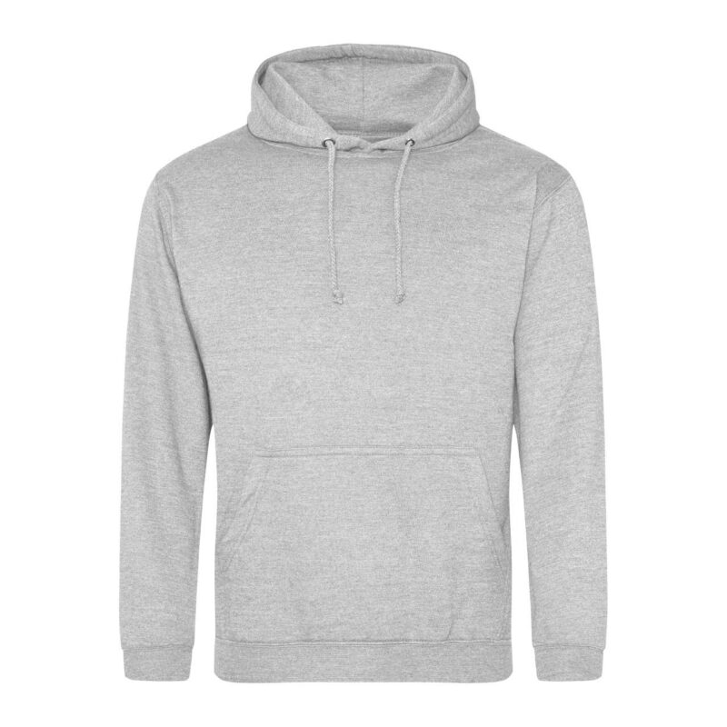 awjh001-heather_grey-a2 Just Hoods COLLEGE HOODIE - 75% Βαμβάκι/25% Πολυεστέρας
