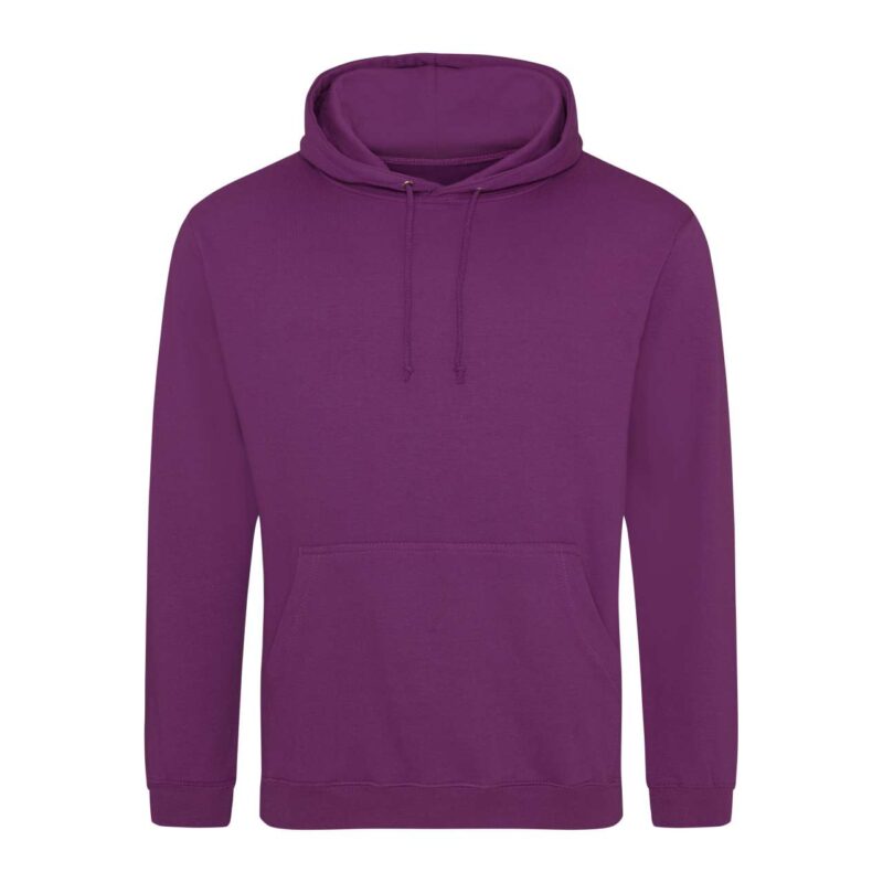 awjh001-magenta_magic-a2 Just Hoods COLLEGE HOODIE - Ματζέντα Μαγεία