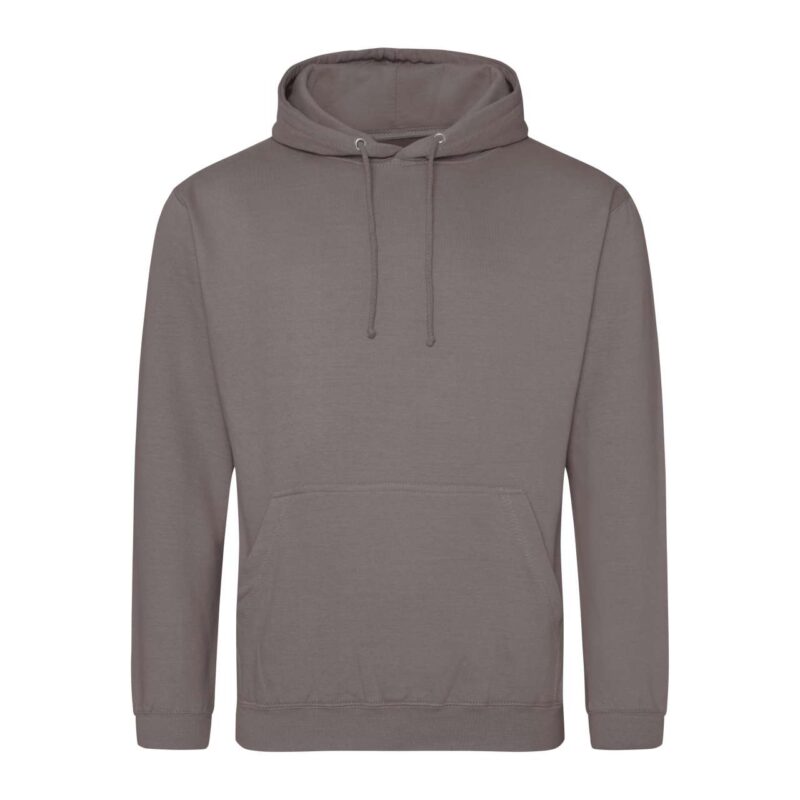 Just Hoods COLLEGE HOODIE - Mocha Brown