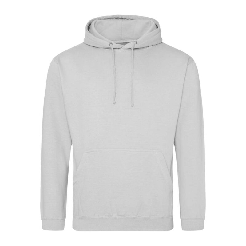 awjh001-moondust_grey-a2 Just Hoods COLLEGE HOODIE - Moondust Grey