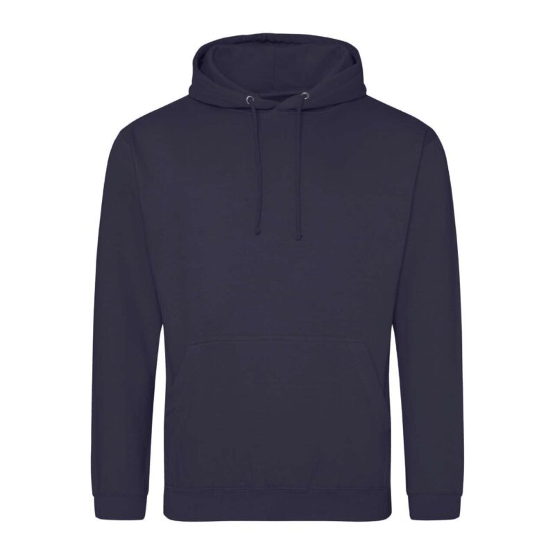 awjh001-navy_smoke-a1 Just Hoods COLLEGE HOODIE - New French Navy