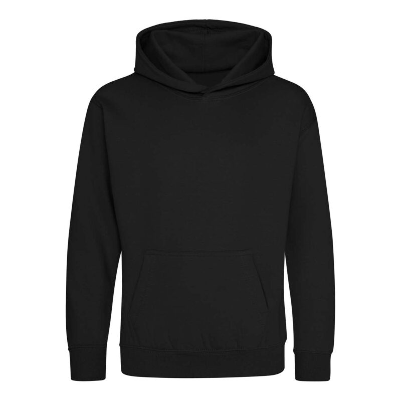 awjh001j-black_smoke-a1 Just Hoods KIDS HOODIE - Black Smoke