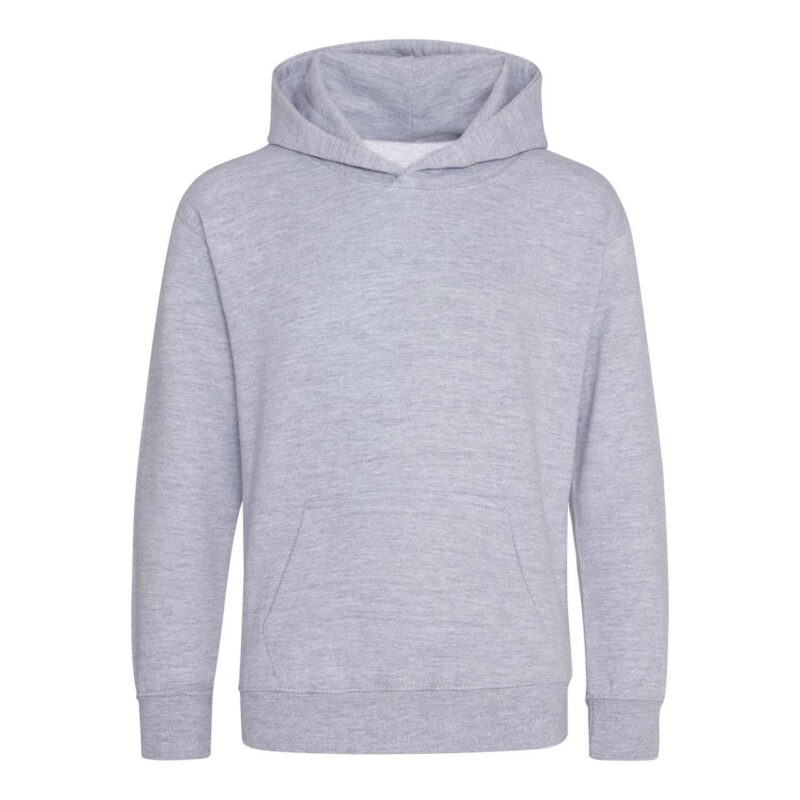 awjh001j-heather_grey-a1 Just Hoods KIDS HOODIE - 75% Βαμβάκι/25% Πολυεστέρας
