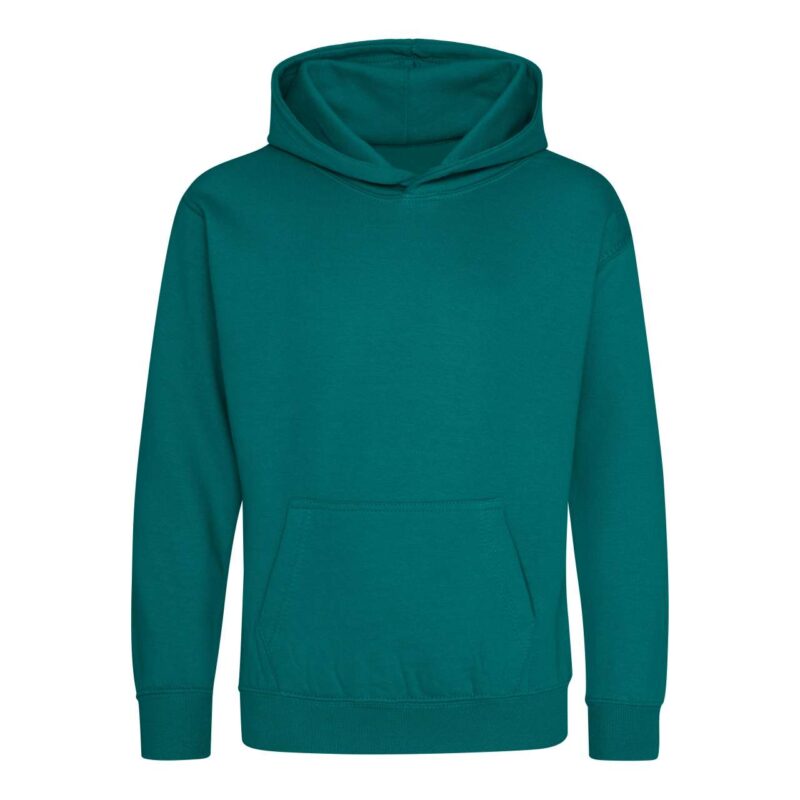 awjh001j-jade-a1 Just Hoods KIDS HOODIE - Seafoam
