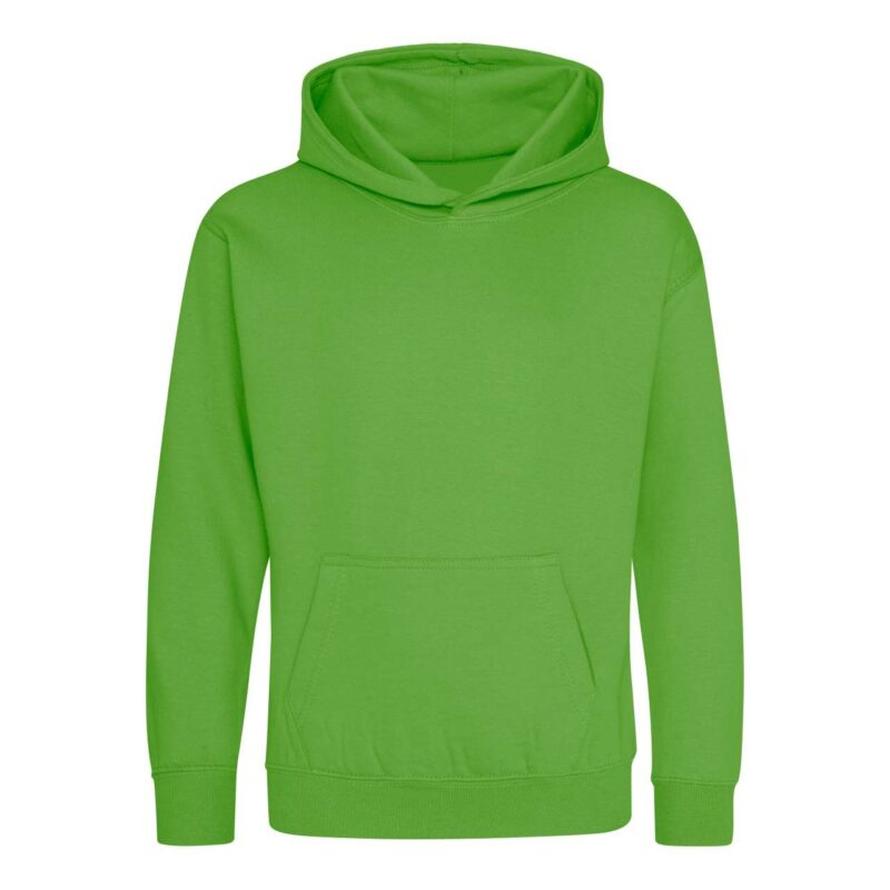 awjh001j-lime_green-a1 Just Hoods KIDS HOODIE - Πράσινο λάιμ