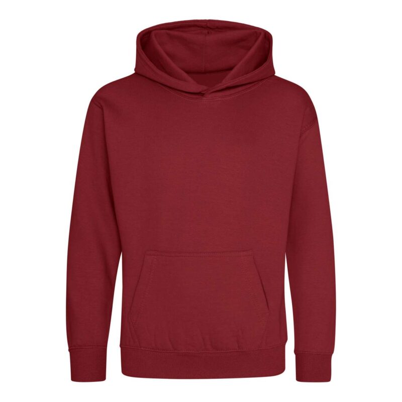 awjh001j-red_hot_chilli-a1 Just Hoods KIDS HOODIE - Κόκκινο Καυτό Τσίλι