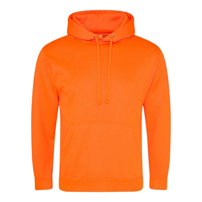 awjh004-electric_orange-a1 Just Hoods ELECTRIC HOODIE - Electric Orange