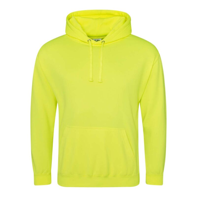 awjh004-electric_yellow-a1 Just Hoods ELECTRIC HOODIE - Electric Yellow