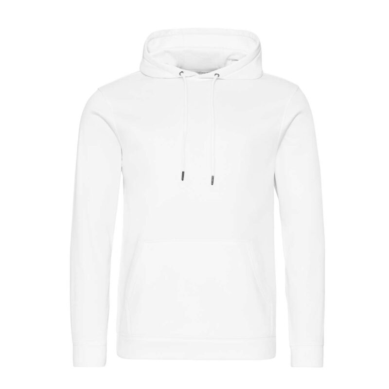 Just Hoods SPORTS POLYESTER HOODIE - Αρκτικό Λευκό