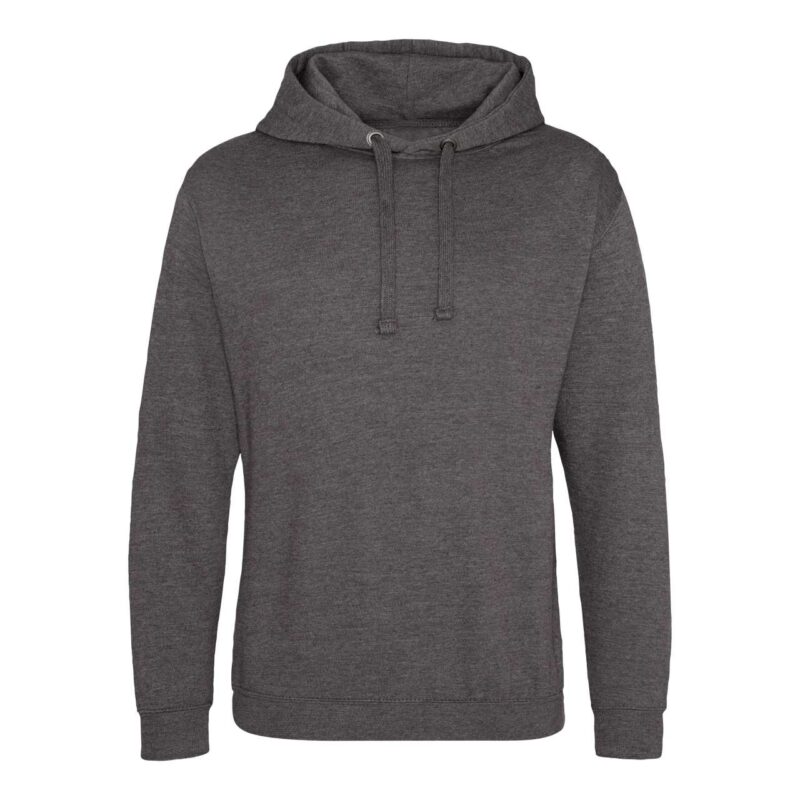 awjh011-charcoal-a1 Just Hoods EPIC PRINT HOODIE - 52% Cotton/48% Polyester