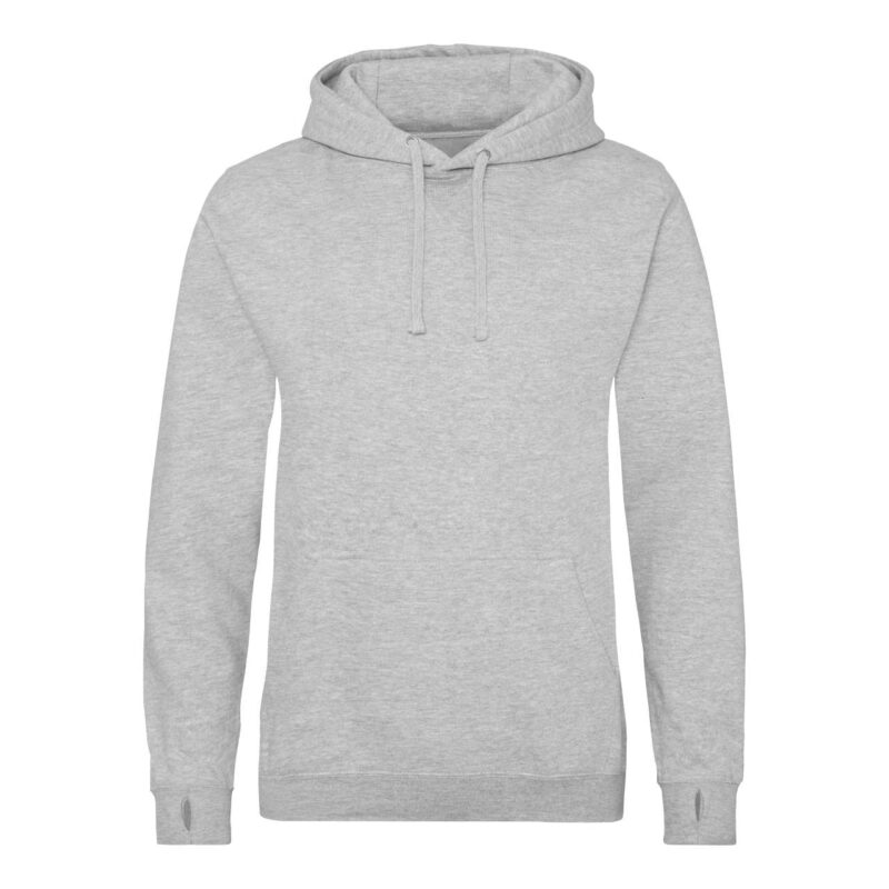 awjh020-heather_grey-a2 Just Hoods STREET HOODIE - Heather Grey