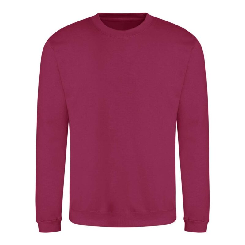 awjh030-cranberry-a1 Just Hoods AWDIS SWEAT - Μπορντό