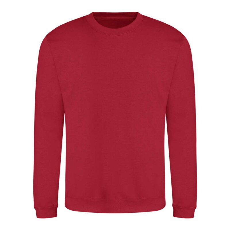 awjh030-fire_red-a1 Just Hoods AWDIS SWEAT - Φλογερό κόκκινο