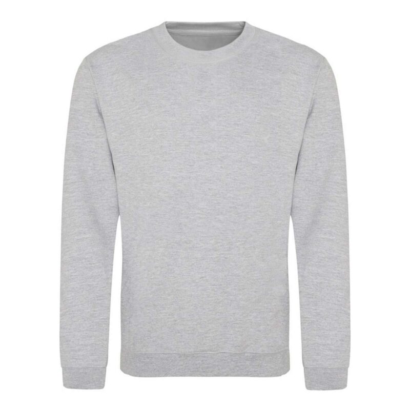 awjh030-heather_grey-a1 Just Hoods AWDIS SWEAT - 75% Βαμβάκι/25% Πολυεστέρας
