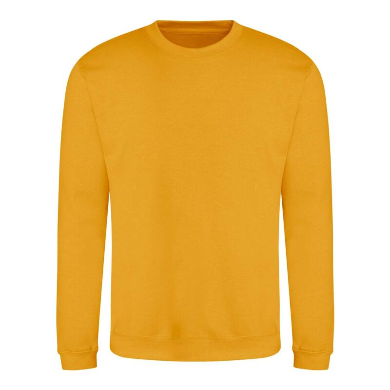awjh030-mustard-a1 Just Hoods AWDIS SWEAT - μουσταρδί