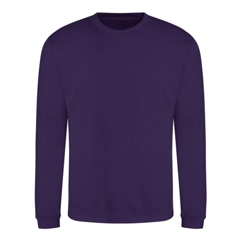 awjh030-purple-a1 Just Hoods AWDIS SWEAT - Μωβ