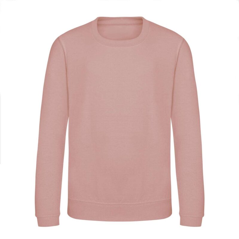 awjh030j-dusty_pink-a1 Just Hoods AWDIS KIDS SWEAT - Dusty Pink