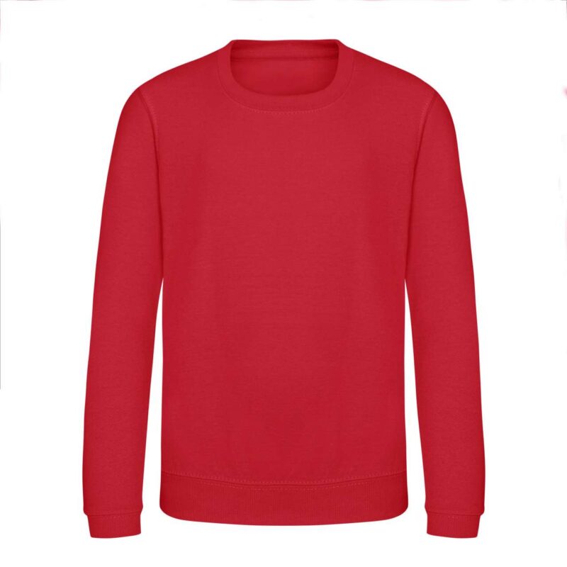 awjh030j-fire_red-a1 Just Hoods AWDIS KIDS SWEAT - Φλογερό κόκκινο