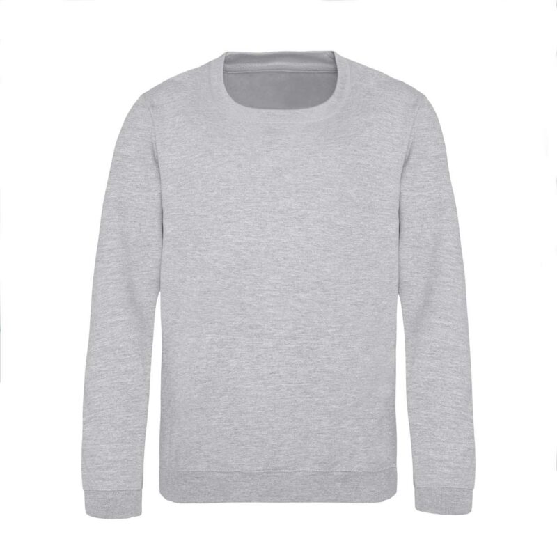 awjh030j-heather_grey-a1 Just Hoods AWDIS KIDS SWEAT - 75% Βαμβάκι/25% Πολυεστέρας