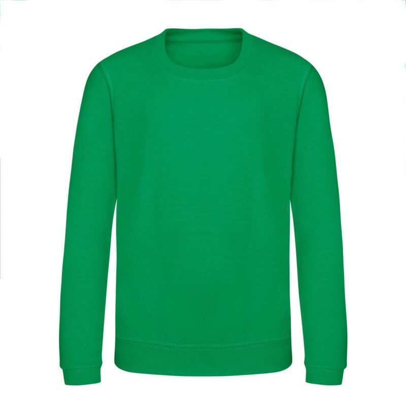 awjh030j-kelly_green-a1 Just Hoods AWDIS KIDS SWEAT - πράσινο του Κέλι