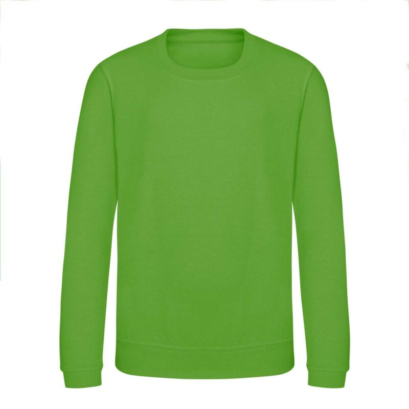 awjh030j-lime_green-a1 Just Hoods AWDIS KIDS SWEAT - Πράσινο λάιμ