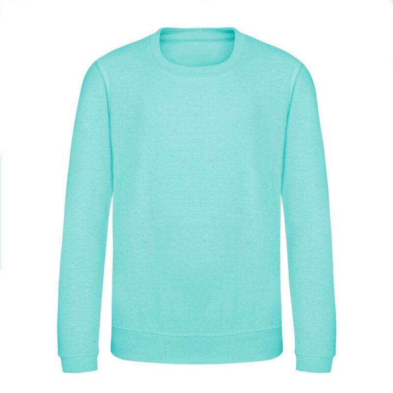 awjh030j-peppermint-a1 Just Hoods AWDIS KIDS SWEAT - πράσινο μέντας