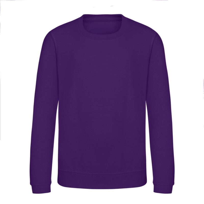 awjh030j-purple-a1 Just Hoods AWDIS KIDS SWEAT - Μωβ