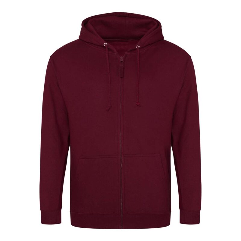awjh050-burgundy-a2 Just Hoods ZOODIE - μπορντό