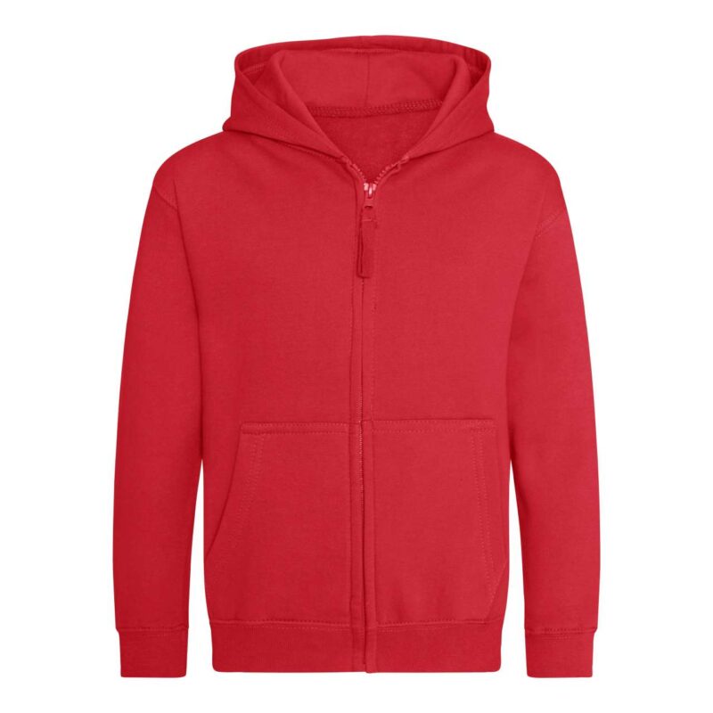 awjh050j-fire_red-a1 Just Hoods Παιδικό ZOODIE - Φλογερό κόκκινο