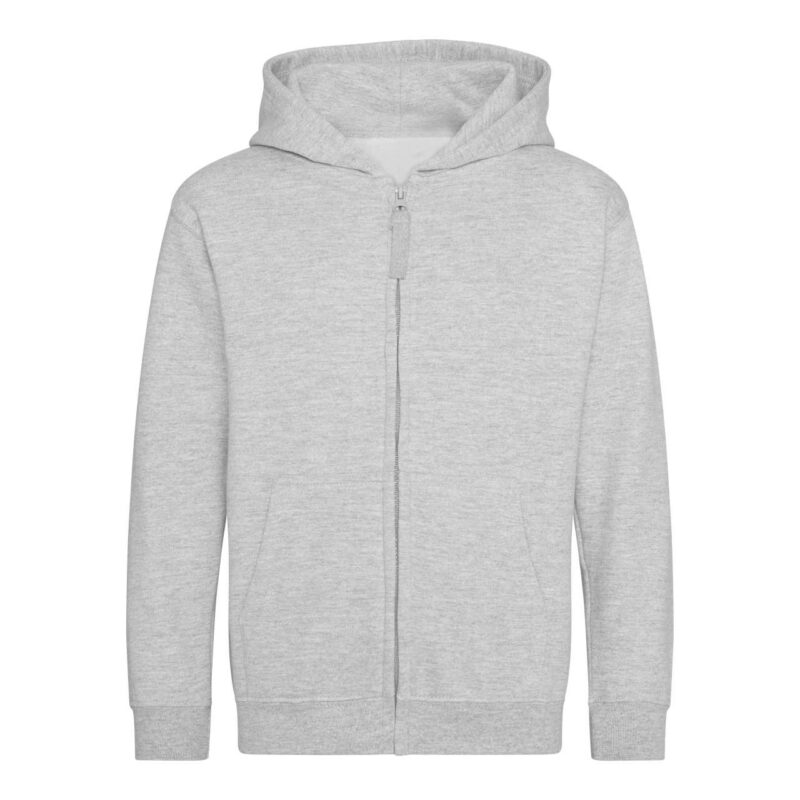awjh050j-heather_grey-a1 Just Hoods Παιδικό ZOODIE - 75% Βαμβάκι/25% Πολυεστέρας