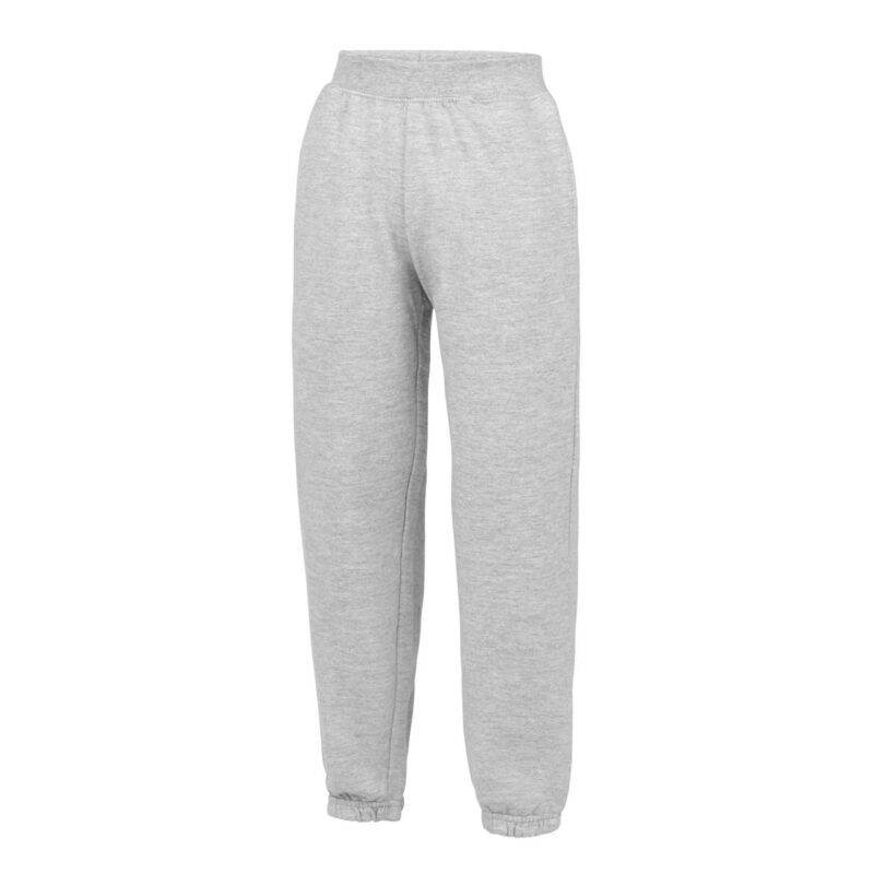 awjh072j-heather_grey-a1 Just Hoods KIDS CUFFED JOGPANTS - 75% Βαμβάκι/25% Πολυεστέρας