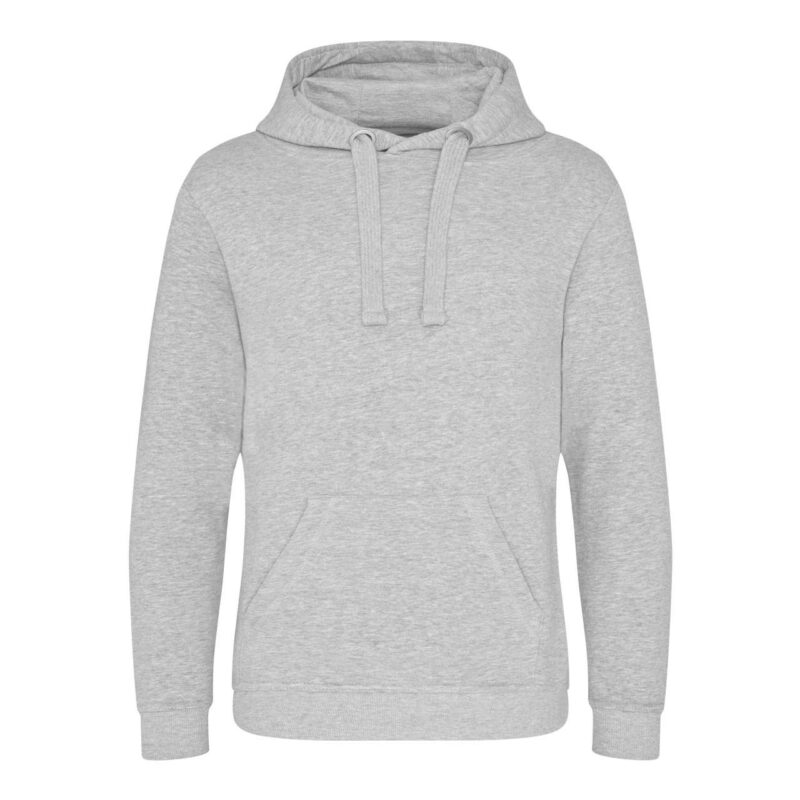 Just Hoods GRADUATE HEAVYWEIGHT HOODIE - Heather Grey