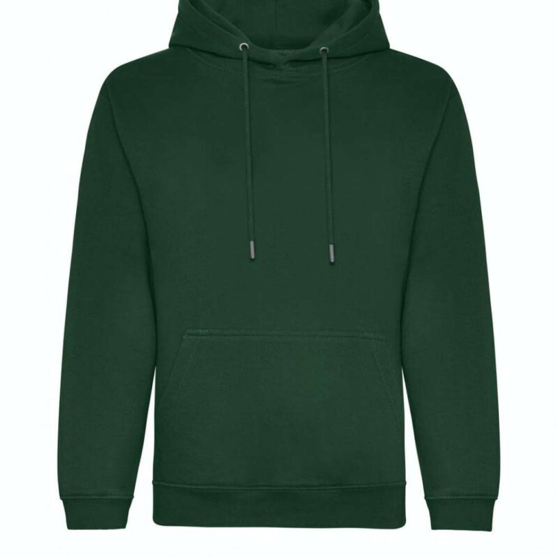 Just Hoods ORGANIC HOODIE - Πράσινο μπουκάλι