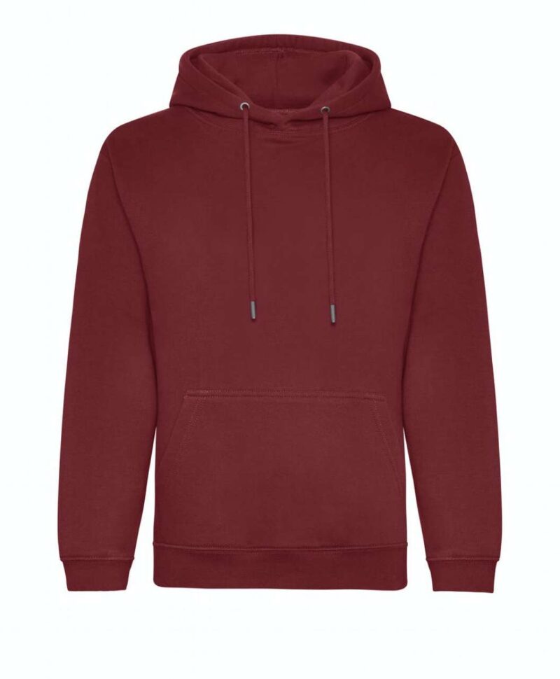Just Hoods ORGANIC HOODIE - μπορντό