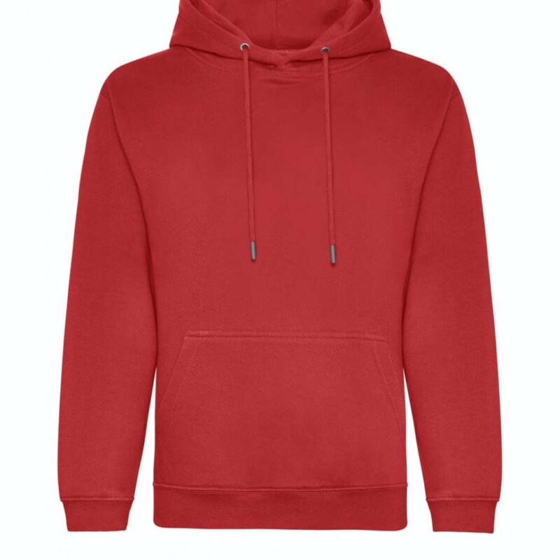 awjh201-fire_red-a1 Just Hoods ORGANIC HOODIE - Φλογερό κόκκινο