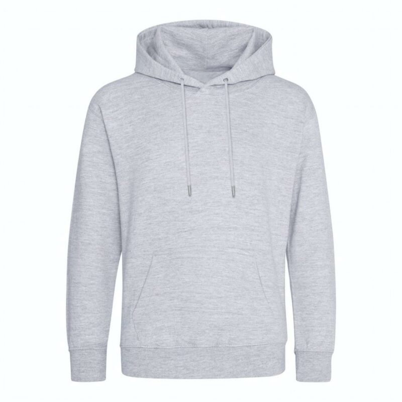 awjh201-heather_grey-a1 Just Hoods ORGANIC HOODIE - 75% Βαμβάκι/25% Πολυεστέρας